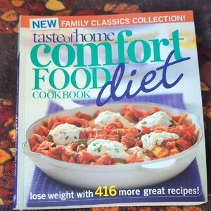 Taste of Home Comfort Food Diet Cookbook - Blue and Green Edition